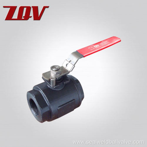 Forged Carton Steel Class 1500 Threaded Ball Valve